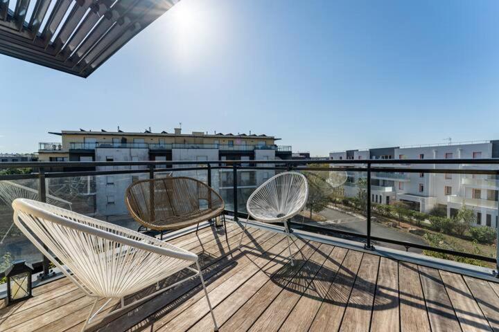 Bordeaux Merignac Appartement 2 Pieces - 2 Terrasses Esterno foto