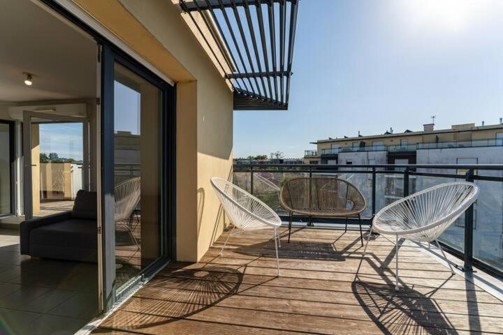 Bordeaux Merignac Appartement 2 Pieces - 2 Terrasses Esterno foto